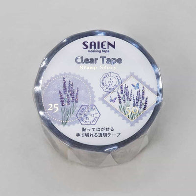 SAIEN - Washi Tape Transparente - Lavanda HR-1013