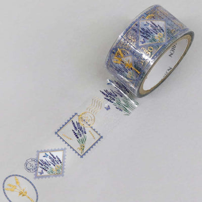 SAIEN - Washi Tape Transparente - Lavanda HR-1013