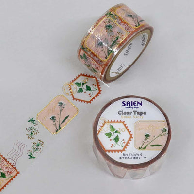 SAIEN - Washi Tape Transparente - Wildflower HR-1014