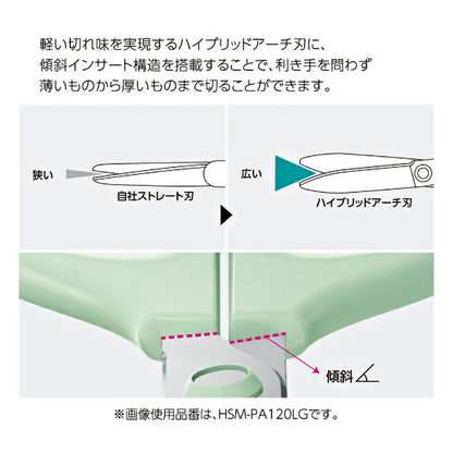 Kokuyo - Tijeras Hoja 60 mm - Saxa Light Green