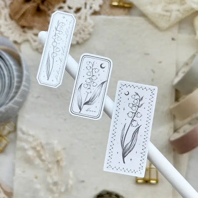 Leela Journals - Hoja de Pegatinas - Lily of the Valley Frames