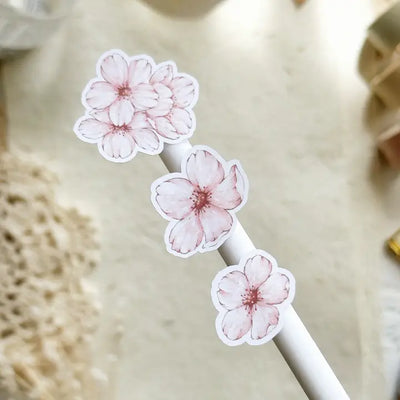 Leela Journals - Hoja de Pegatinas - Pink Sakura Cutouts