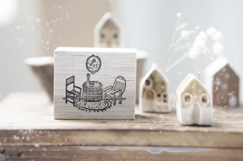 Black Milk Project - Sello de madera - Tea Table - Home Sweet Home