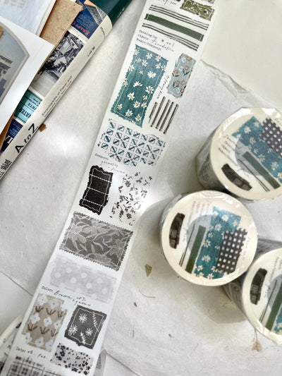 PION - Washi Tape Troquelado 50 mm - Cloth