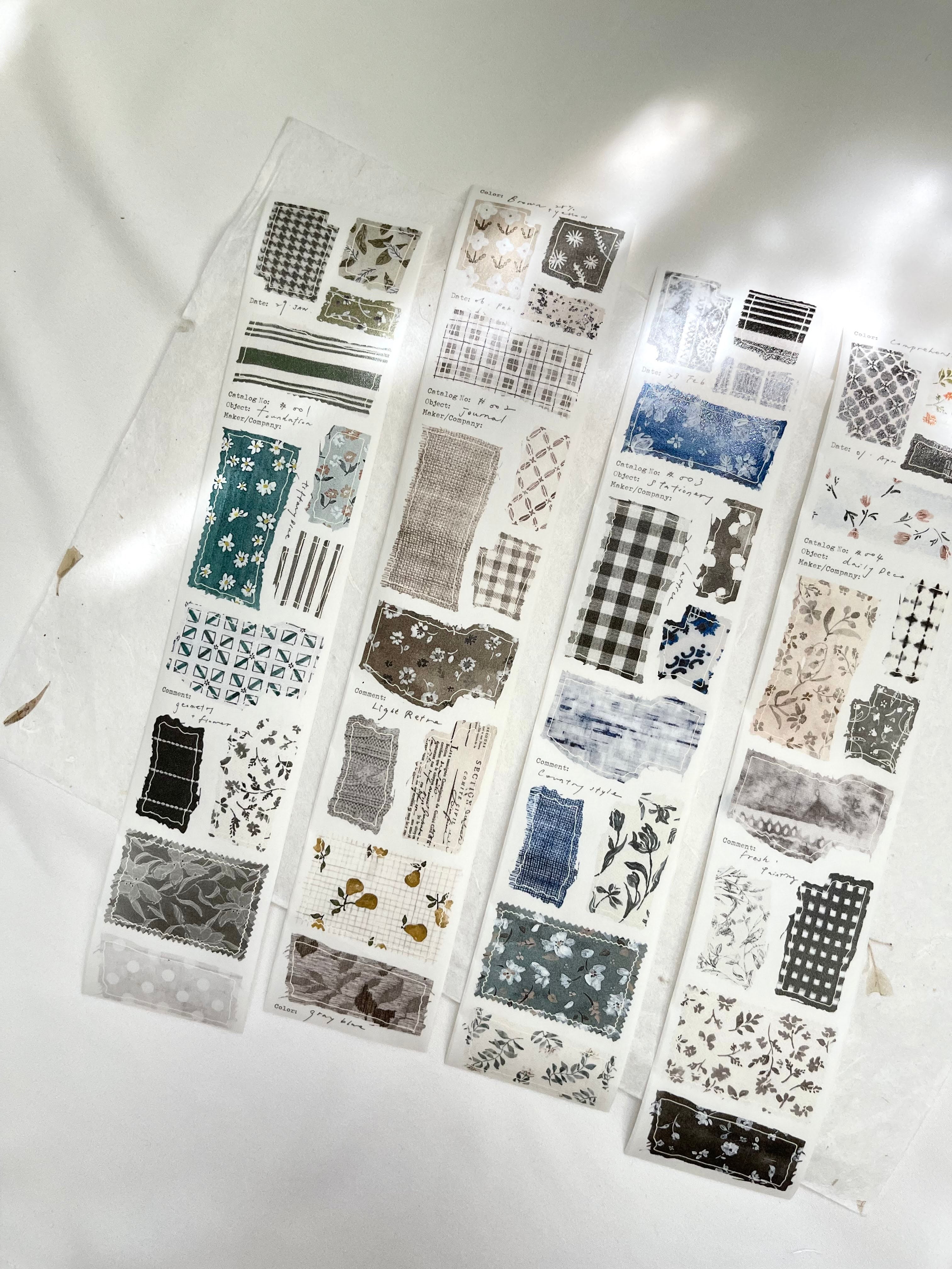 PION - Washi Tape Troquelado 50 mm - Cloth