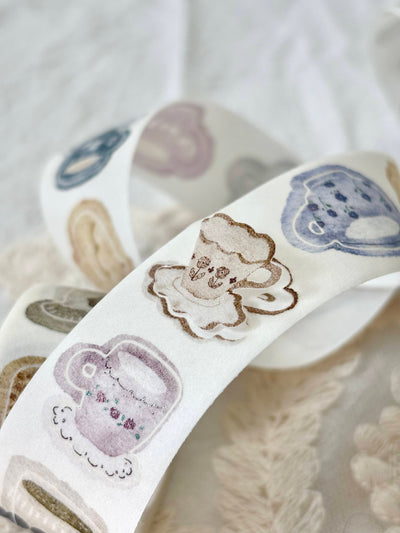 PION - Washi Tape Troquelado 25 mm - Afternoon Tea