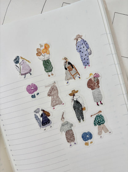 PION - Washi Tape Troquelado 25 mm - Artsy Girl