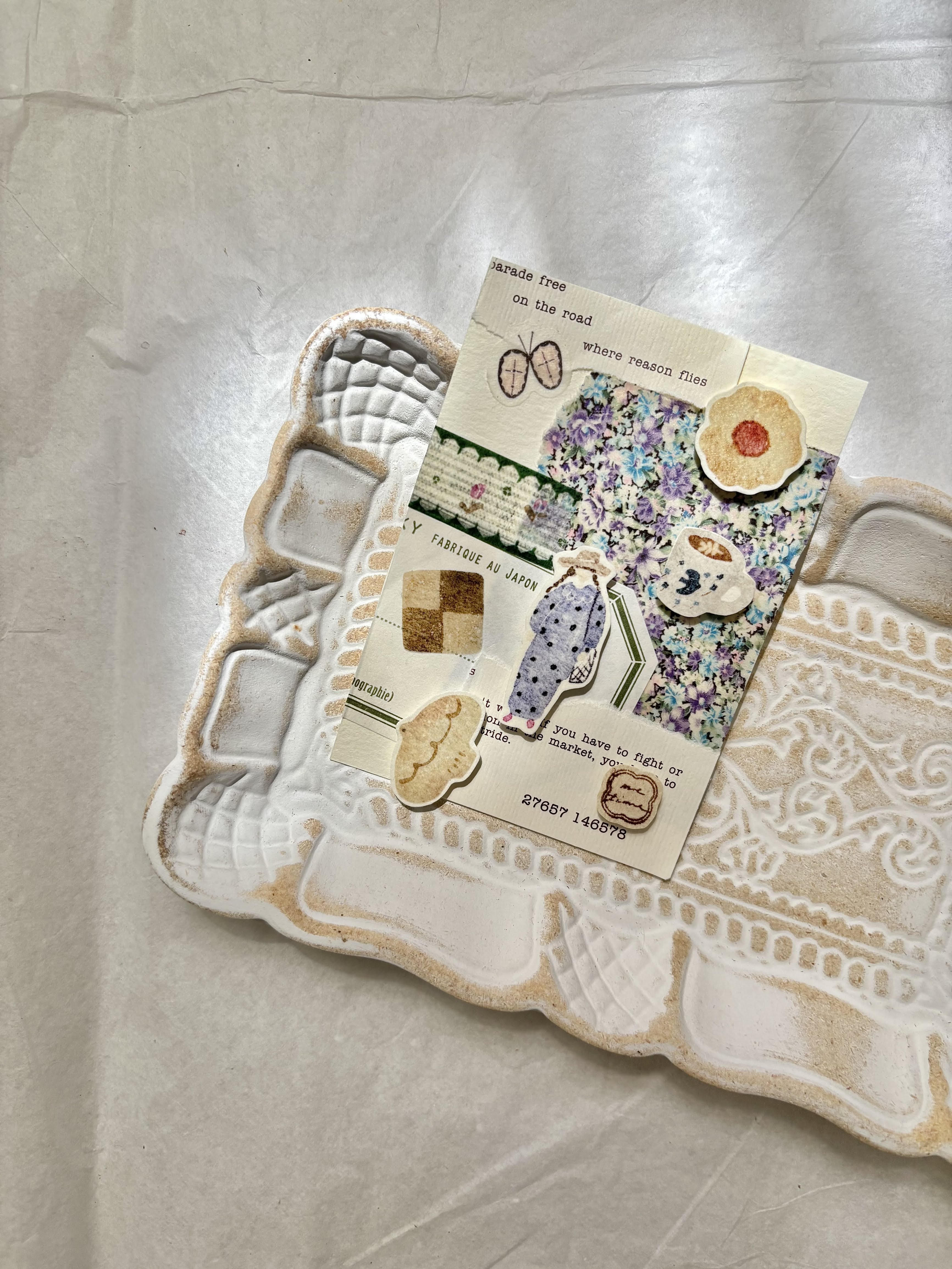 PION - Washi Tape Troquelado 25 mm - Afternoon Tea