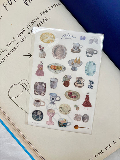 PION - Hoja de Pegatinas - Pottery