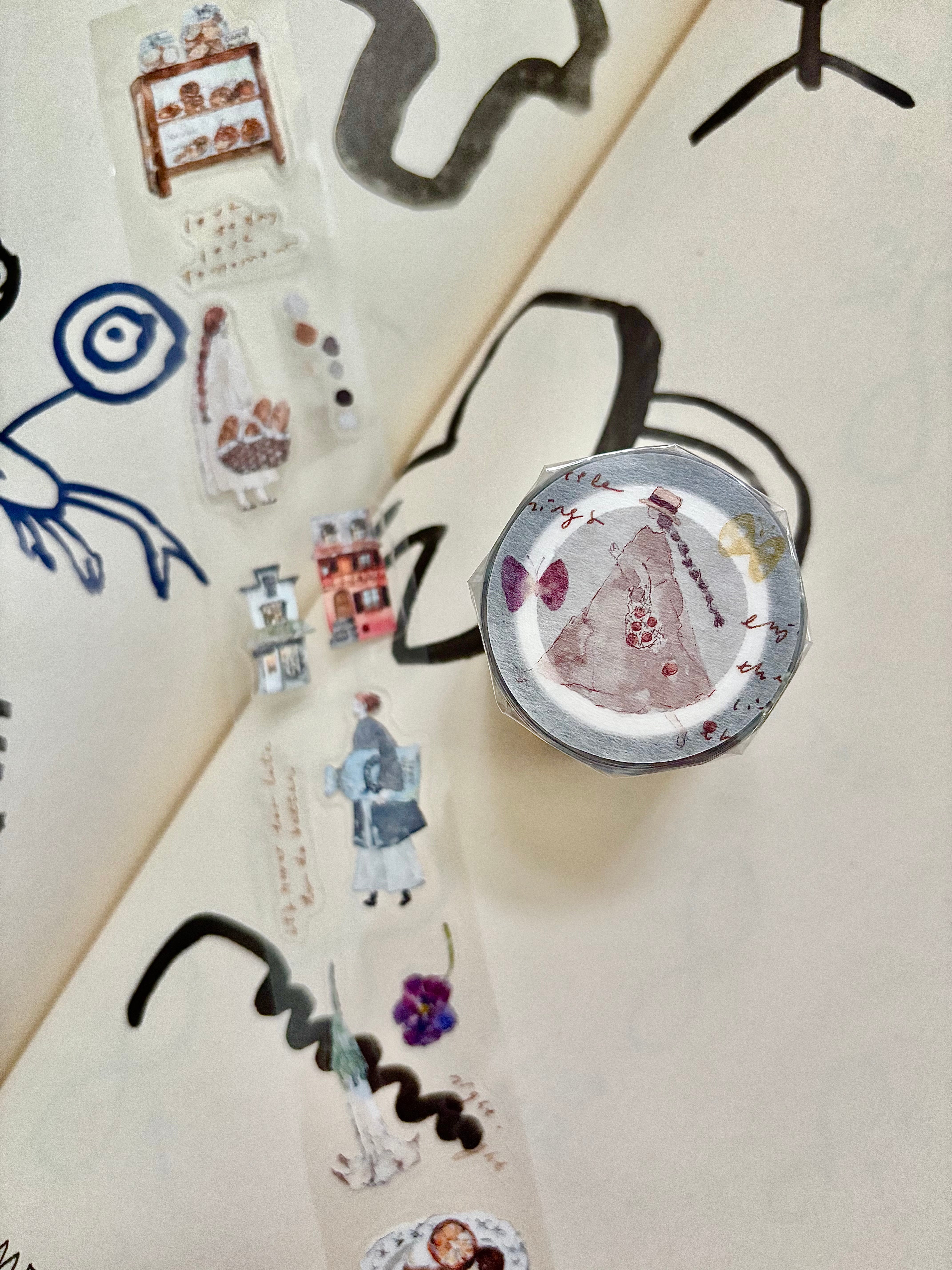 PION - PET Tape Precortado 35 mm - Glossy - Mini Girl