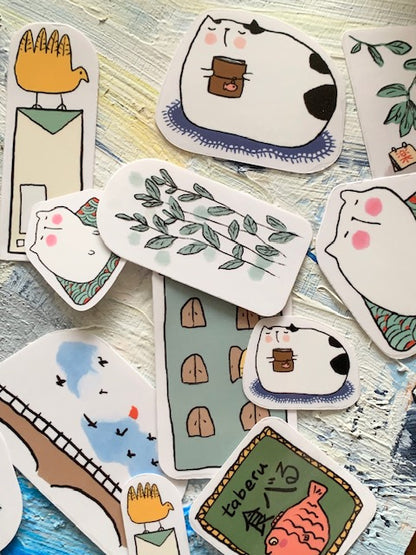 CatDoo - Cajita Pegatinas Die Cut - Box 5 Collection Series