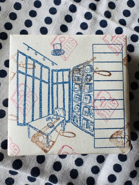 CatDoo - Sello de madera - BookShop