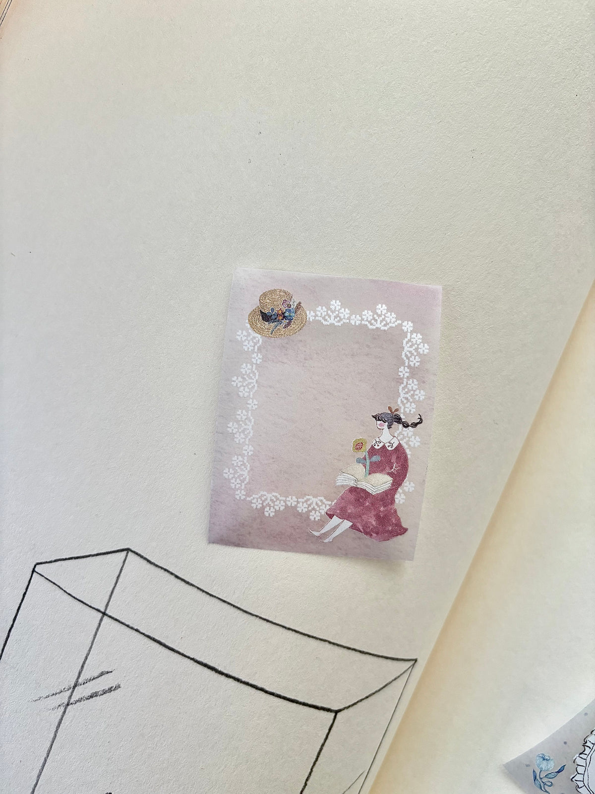 PION - Washi Tape 45 mm - Of The Forest - Tracing Paper Tape