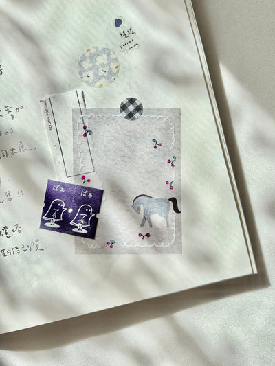 PION - Washi Tape 45 mm - Of The Forest - Tracing Paper Tape