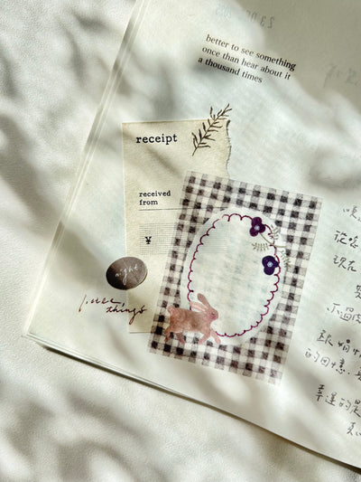 PION - Washi Tape 45 mm - Of The Forest - Tracing Paper Tape