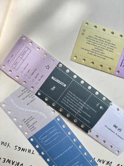 PION - Washi Tape 45 mm - Report Paper - Paper Tape Shaped