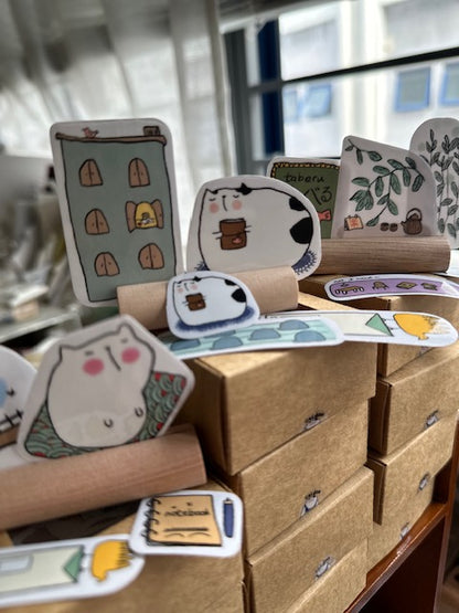 CatDoo - Cajita Pegatinas Die Cut - Box 5 Collection Series