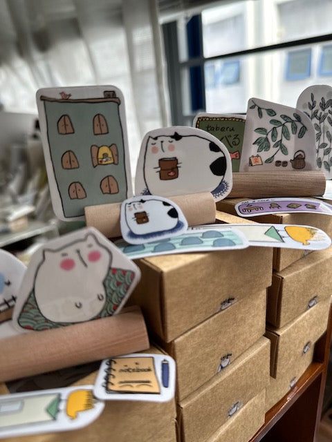 CatDoo - Cajita Pegatinas Die Cut - Box 5 Collection Series