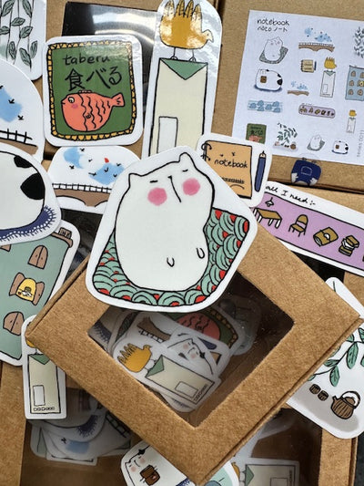 CatDoo - Cajita Pegatinas Die Cut - Box 5 Collection Series