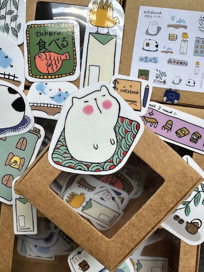 CatDoo - Cajita Pegatinas Die Cut - Box 5 Collection Series