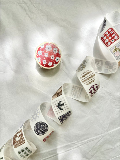 PION - Washi Tape Troquelado 25 mm - Coasters