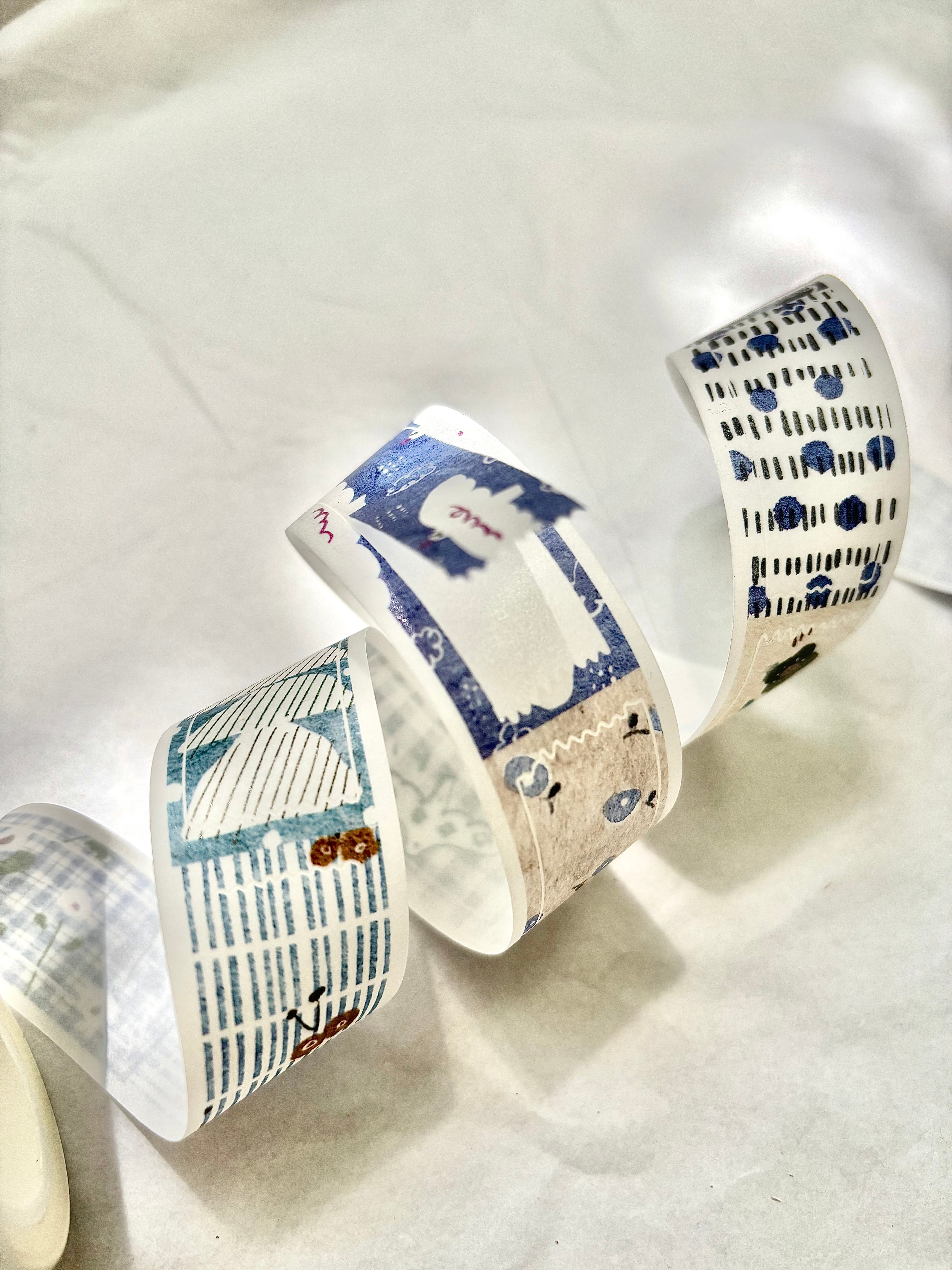 PION - Washi Tape Troquelado 25 mm - Ten Parts