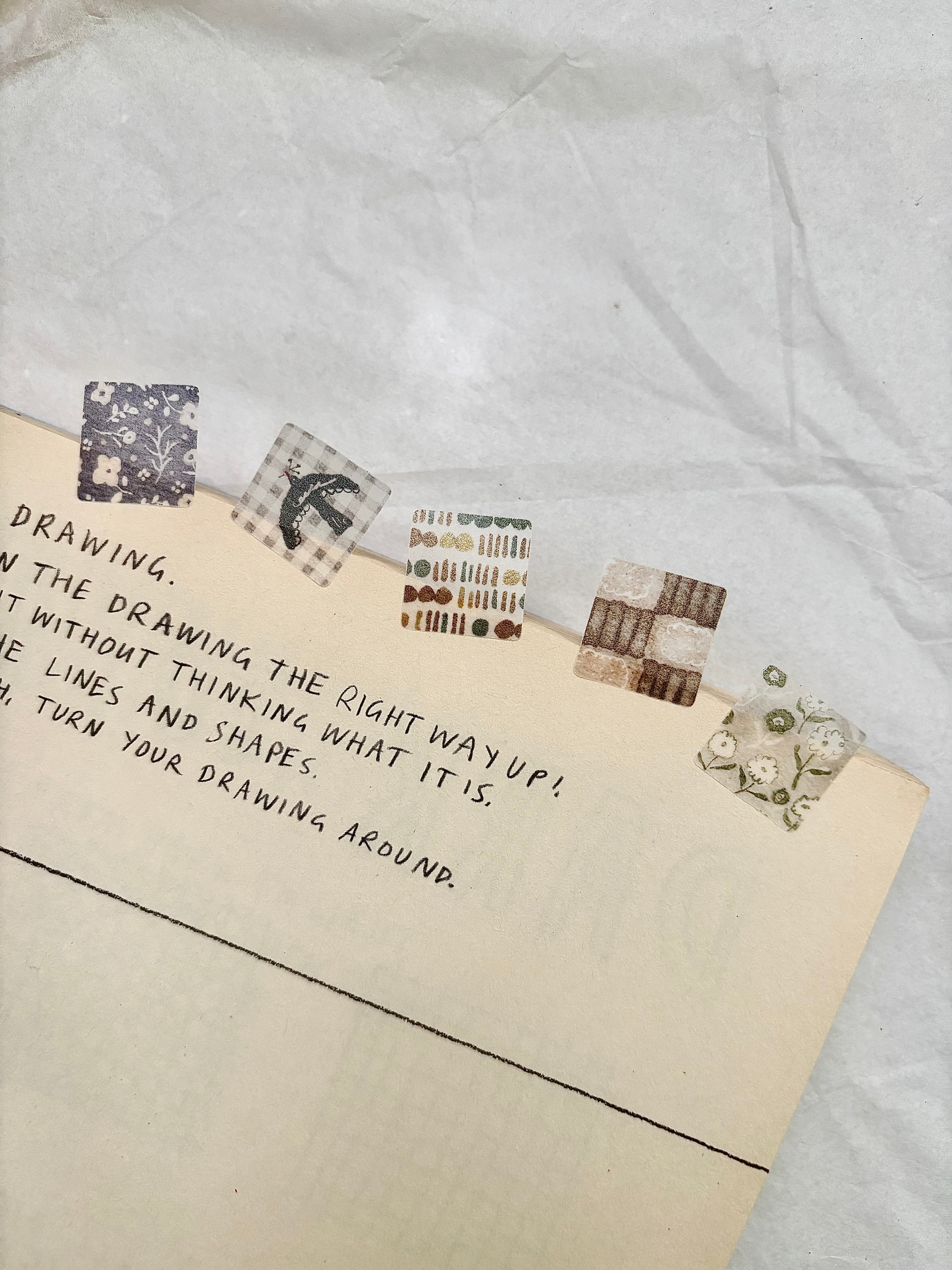 PION - Washi Tape Troquelado 25 mm - Coasters