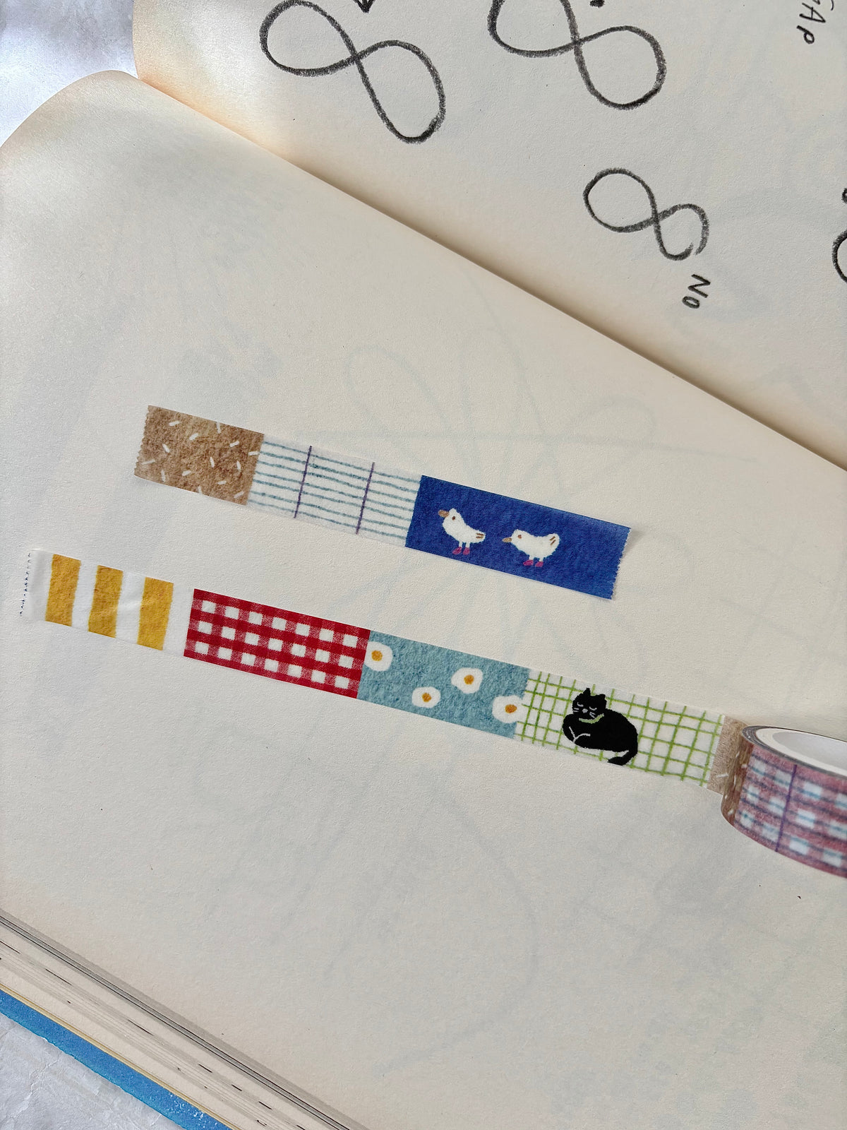 PION - Washi Tape 15 mm - Deco Tape 2