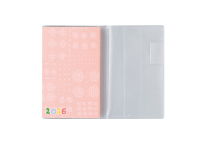 Kokuyo JIBUN TECHO DAYS - Agenda Diaria 2026 - B6 Slim - SOUSOU Pink