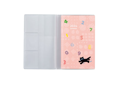 Kokuyo JIBUN TECHO DAYS - Agenda Diaria 2026 - B6 Slim - SOUSOU Pink