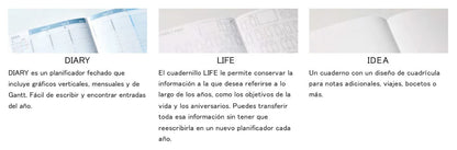 Kokuyo JIBUN TECHO - Agenda Semanal 2026 - FirstKit Rojo - A5 Slim