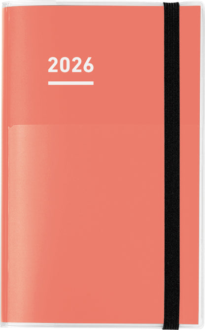 Kokuyo JIBUN TECHO - Agenda Semanal 2026 - FirstKit Rojo - A5 Slim