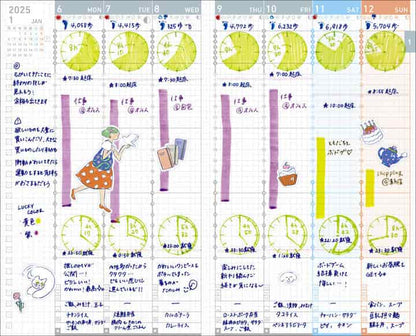 Kokuyo JIBUN TECHO - Agenda Semanal 2026 - FirstKit Rojo - A5 Slim