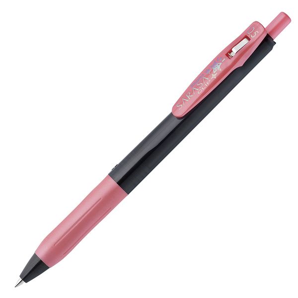 Zebra - Bolígrafo 0.5mm SARASA DecoShine - Rojo