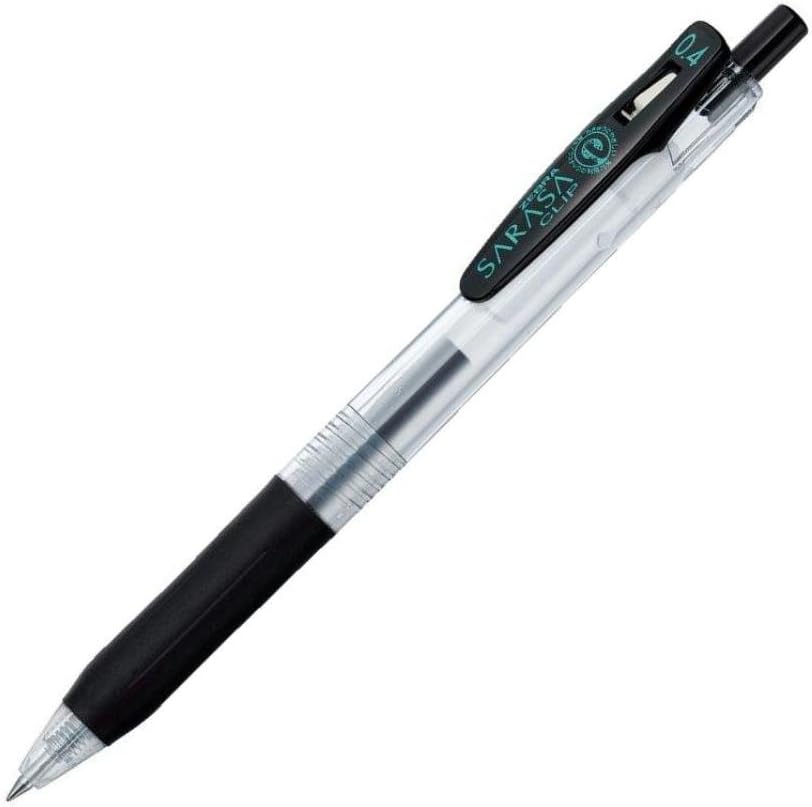 Zebra - Bolígrafo 0.4mm SARASA Clip - Negro