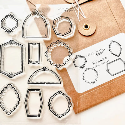 Nikki Dotti - Sellos de Silicona Transparente - Frames