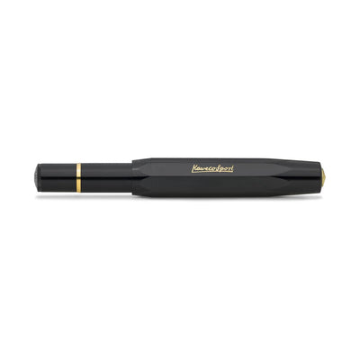 Kaweco - Pluma Estilográfica - Piston Sport CLASSIC - Black/Gold