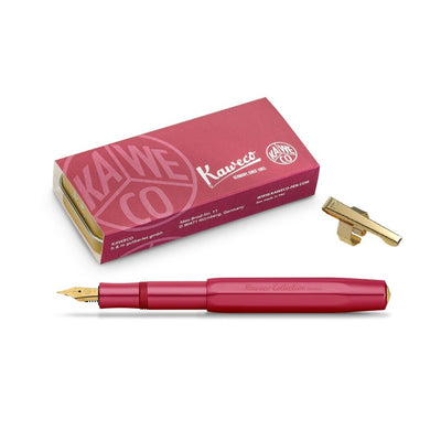 Kaweco - Pluma Estilográfica - COLLECTION Aluminio - Ruby