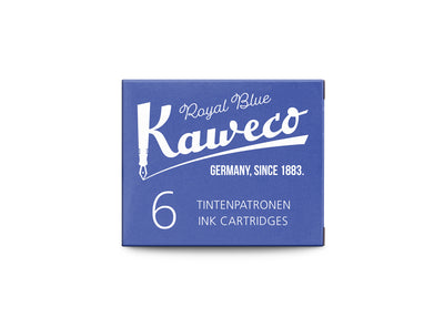 Kaweco - Pack recambio 6 cartuchos tinta - Royal Blue - Azul Real