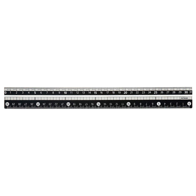 Kutsuwa - Regla negra 31 cm