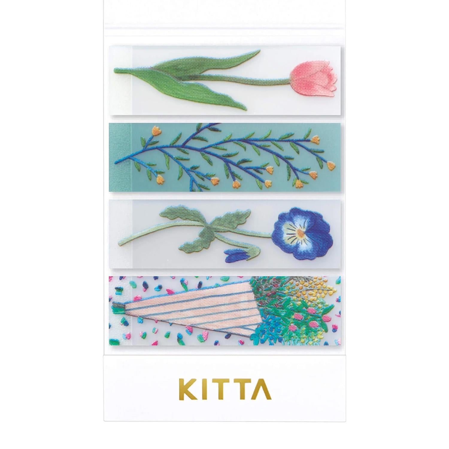 King Jim - PET Tape Precortado - Flower KITTA