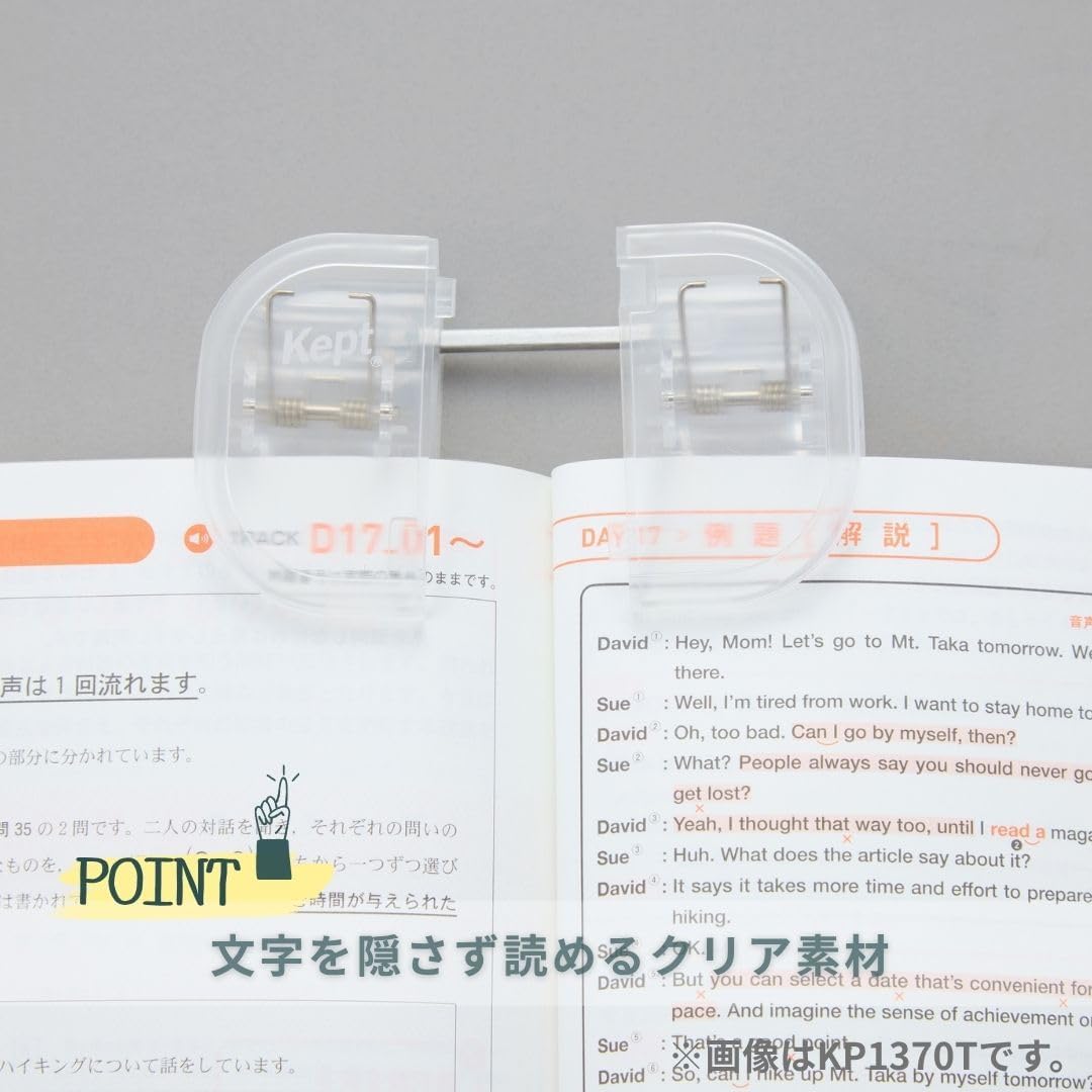 Raymay - Clip para Libros - Clear