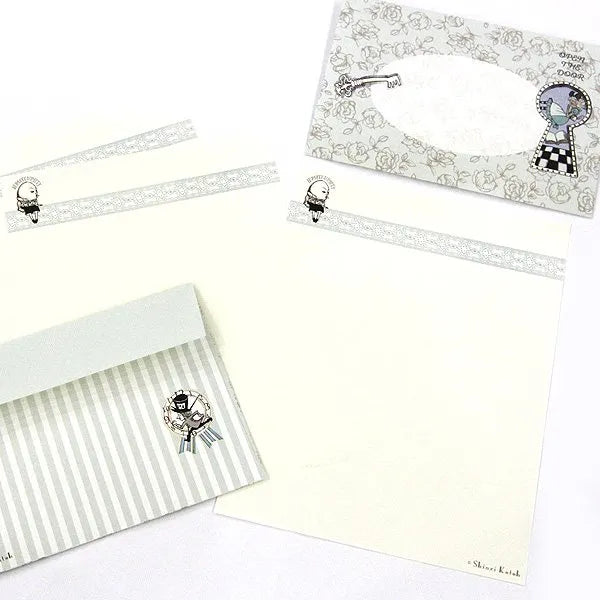Shinzi Katoh - Set Cartas y Sobres - Alice Open the Door