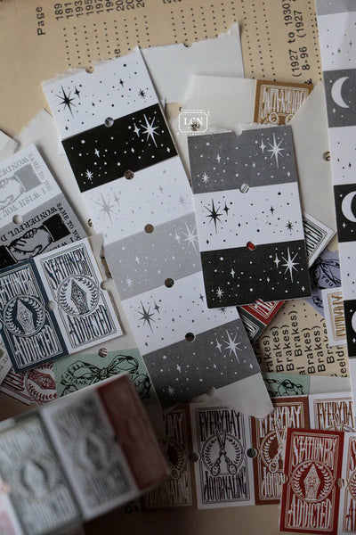 LCN - Pegatinas en Rollo - Moon / Stars