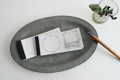 Yohaku - Bloc de notas - Letterpress Collection Grey