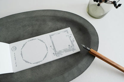 Yohaku - Bloc de notas - Letterpress Collection Grey