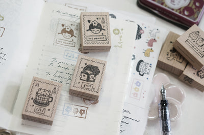 Black Milk Project - Sello de madera - This moment Postal Stamp