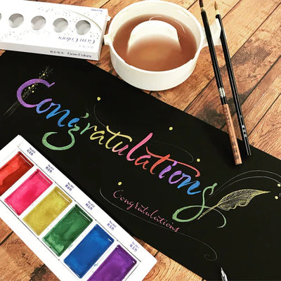 Kuretake - Set de Acuarelas GANSAI TAMBI - Gem Colors