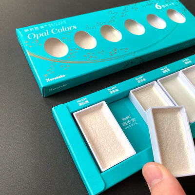 Kuretake - Set de Acuarelas GANSAI TAMBI - Opal Colors