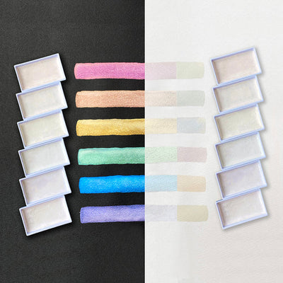 Kuretake - Set de Acuarelas GANSAI TAMBI - Opal Colors